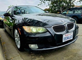 2009 BMW 3 Series Coupe convertible – Black