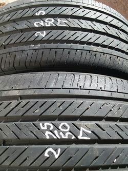 225 50 17 two Michelin tires $20each