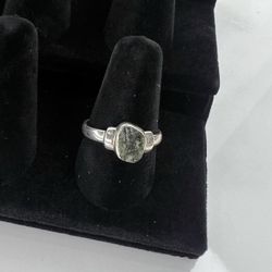 Moldavite 925 Ring 