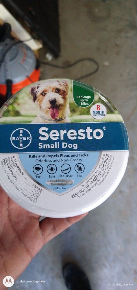 Seresto collar kills and repel parasites 