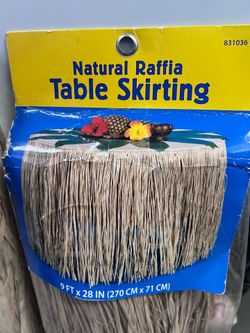 NEW! Hawaiian Luau Table Skirt $10
