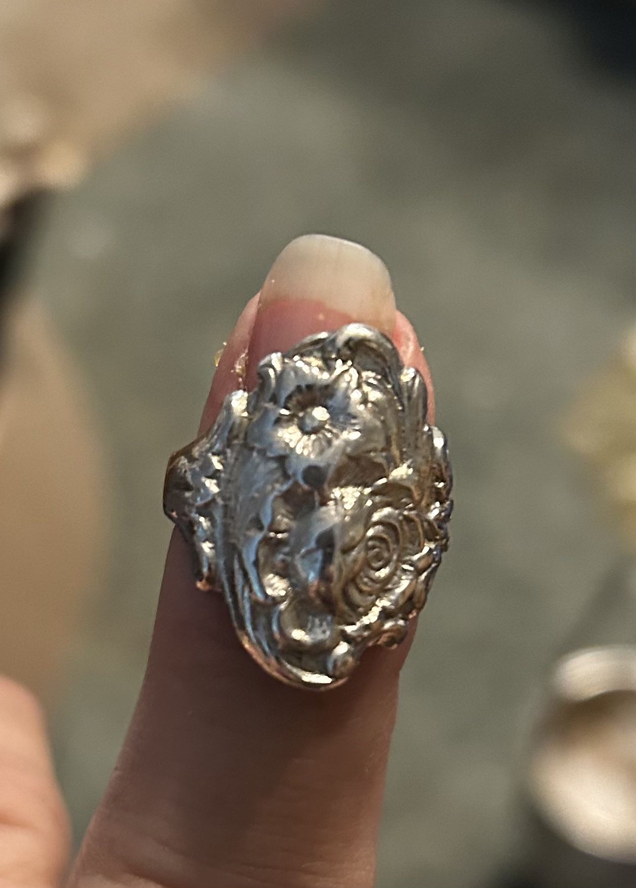 Sterling Rose Ring
