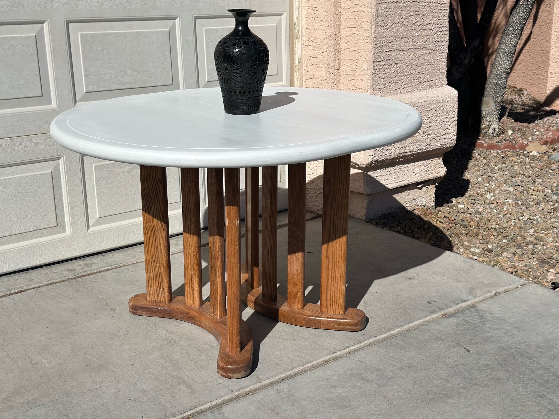White Dining Table - solid wood