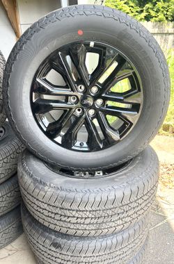 20" Ford F150 Gloss Black New wheels and tires