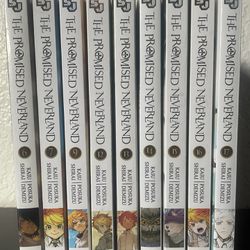 the Promised Neverland Manga vol. 6, 7, 9, 12-17