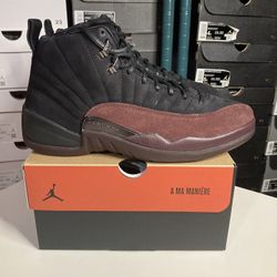  AIR JORDAN 12 RETRO SP (A Ma Maniere Black W)  [ 10 & 13 Women’s — 8.5 & 11.5 Men’s ]