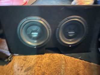 12” Rockford Fosgate Speakers with Box.