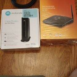 Motorola Modem Mb7220 And Belkin Wi Fi Router G54/n150 (OBO)