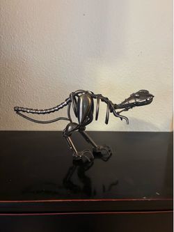 T Rex Dinosaur Metal Screw Bolt Metal Sculpture