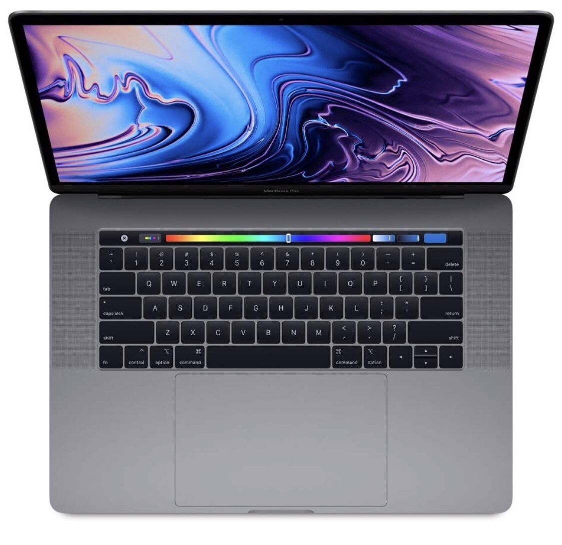 Apple MacBook Pro (15" Retina, Touch Bar, 2.6GHz 6-Core Intel Core i7, 16GB RAM, 512GB SSD) - Space Gray (Latest Model)