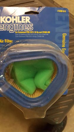 Kohler air filter for riding lawnmower