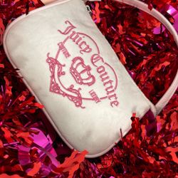 Juicy Couture Chiffon Pink Mini Wristlet