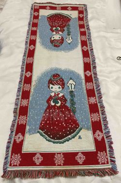 Precious Moments Tapestry Table Runner