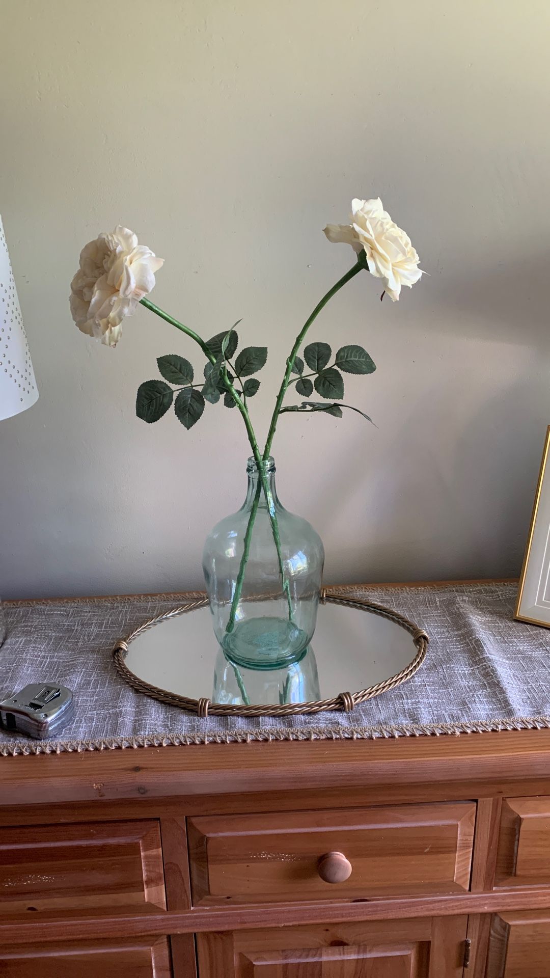 Green Bottle Vase