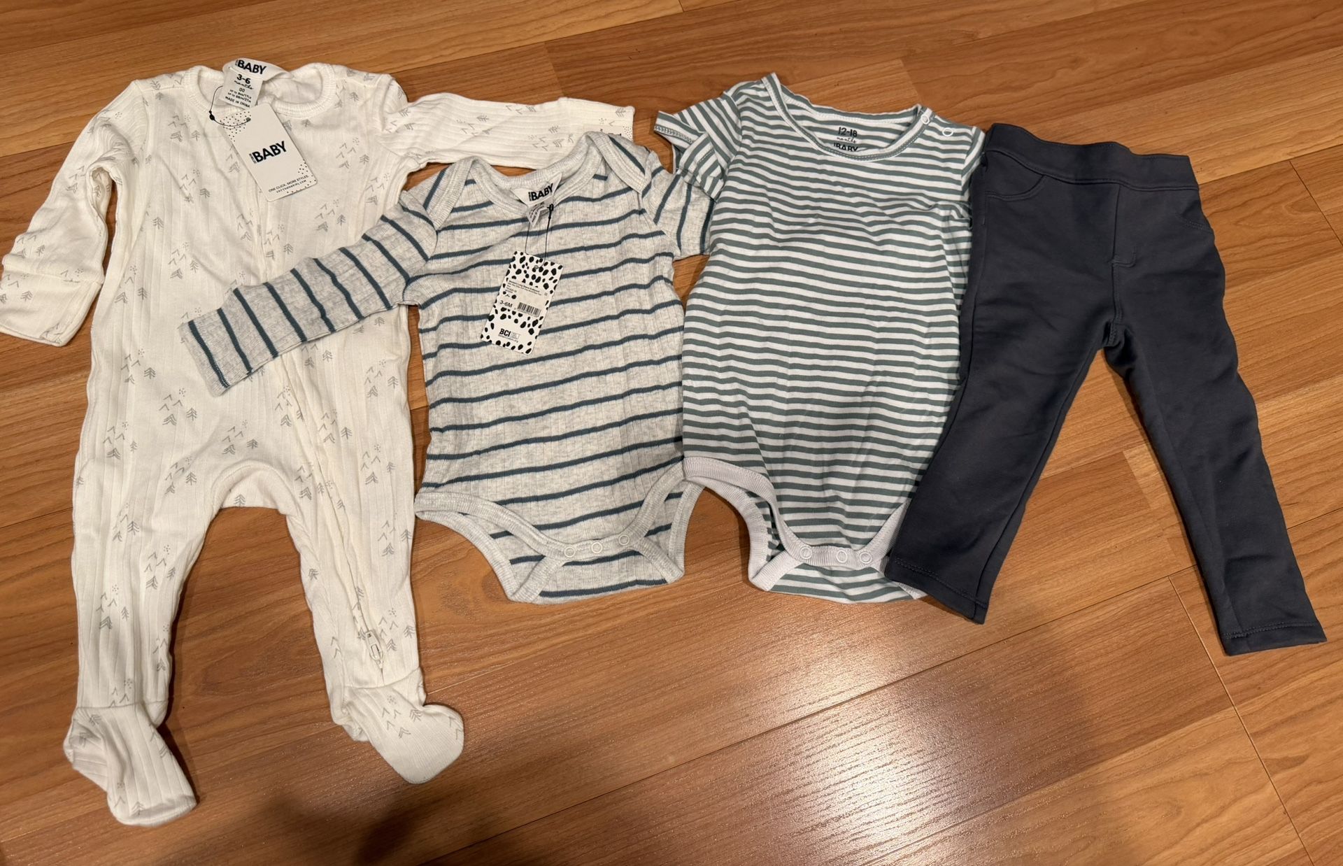 NWT 3-6 Month And 16-18 Month Baby Clothing Bundle