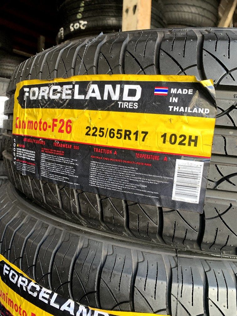 Set of brand new tires 225/65R17 forceland kunimotoF26 for only 450
