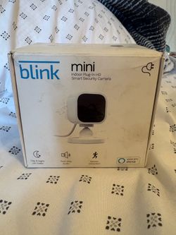 Blink mini indoor plug-in HD smart security camera