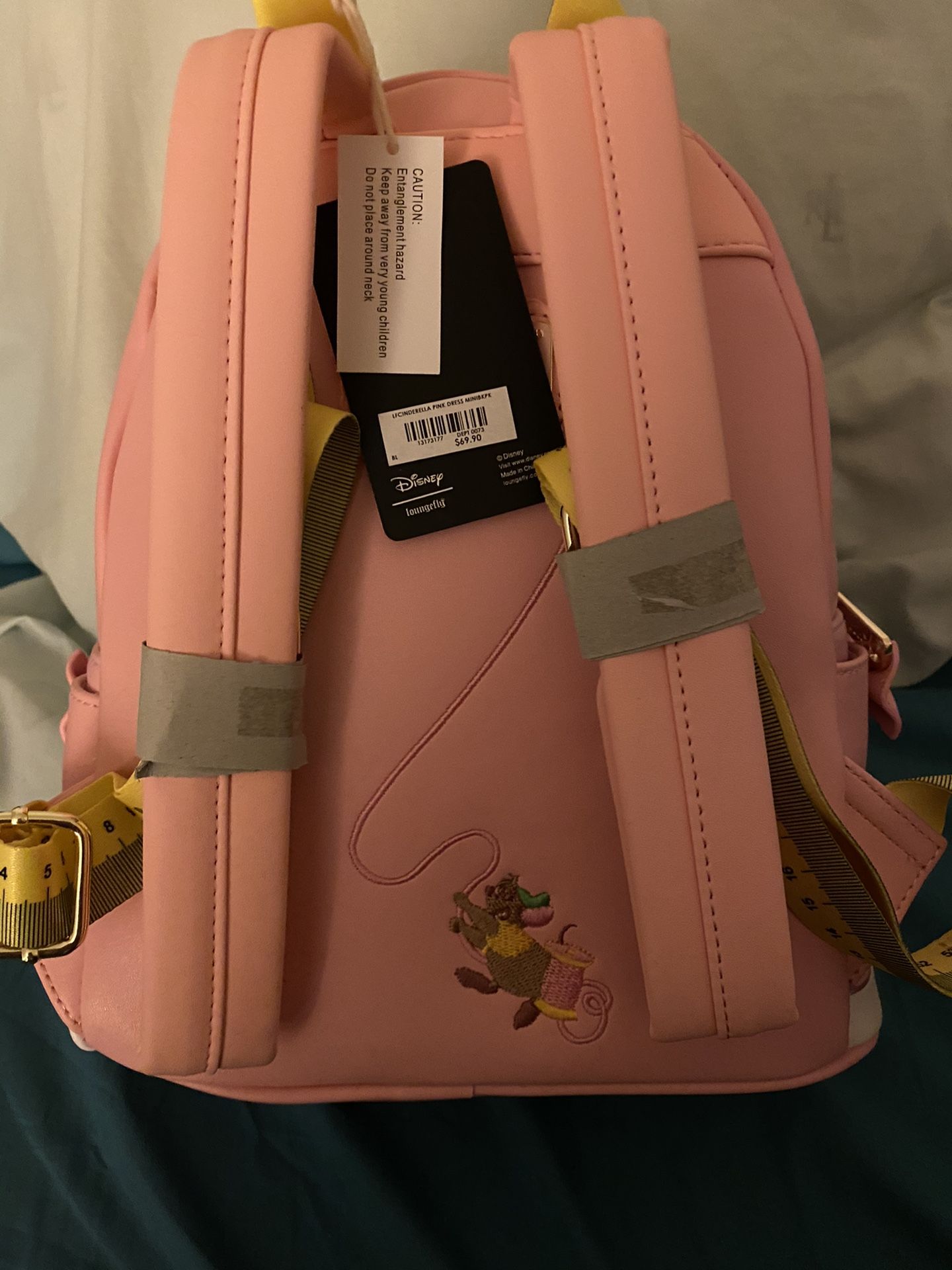 cinderella pink dress backpack Loungefly Disney Princess Cinderella Mice Sewing Pink Dress Mini Backpack