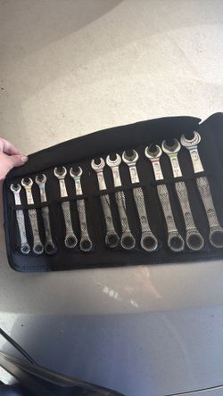 Wera ratching set open box wrenches