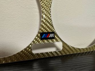 E39 Carbon Kevlar Gauge Cluster Overlay