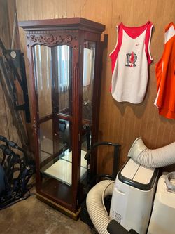 Wood Glass Cabinet