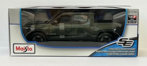 Maisto Special Edition 1:20 Rivian R1T Diecast Pickup Truck Gray