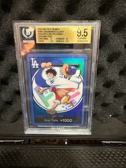 Dodgers Luffy promo 9.5 BGS
