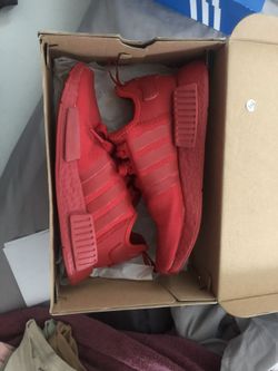 Red Adidas NMDs