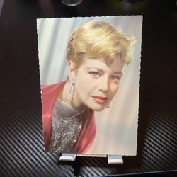  German Actress Hildegard Knef Collectible Picture Postcard Mint Condition