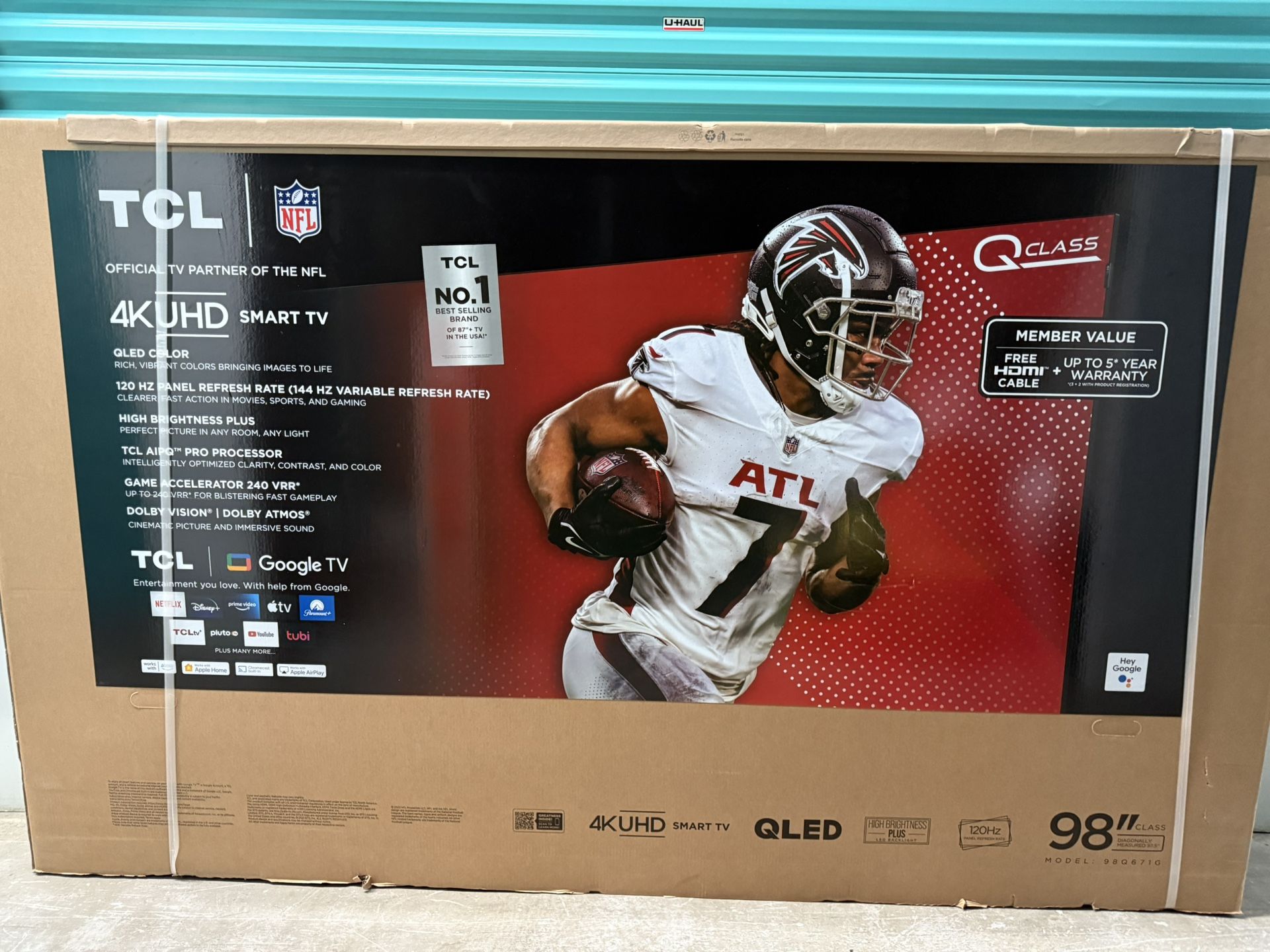TCL 98” QLED SMART TV 4K UHD NEW IN BOX! DELIVERY AVAILABLE!