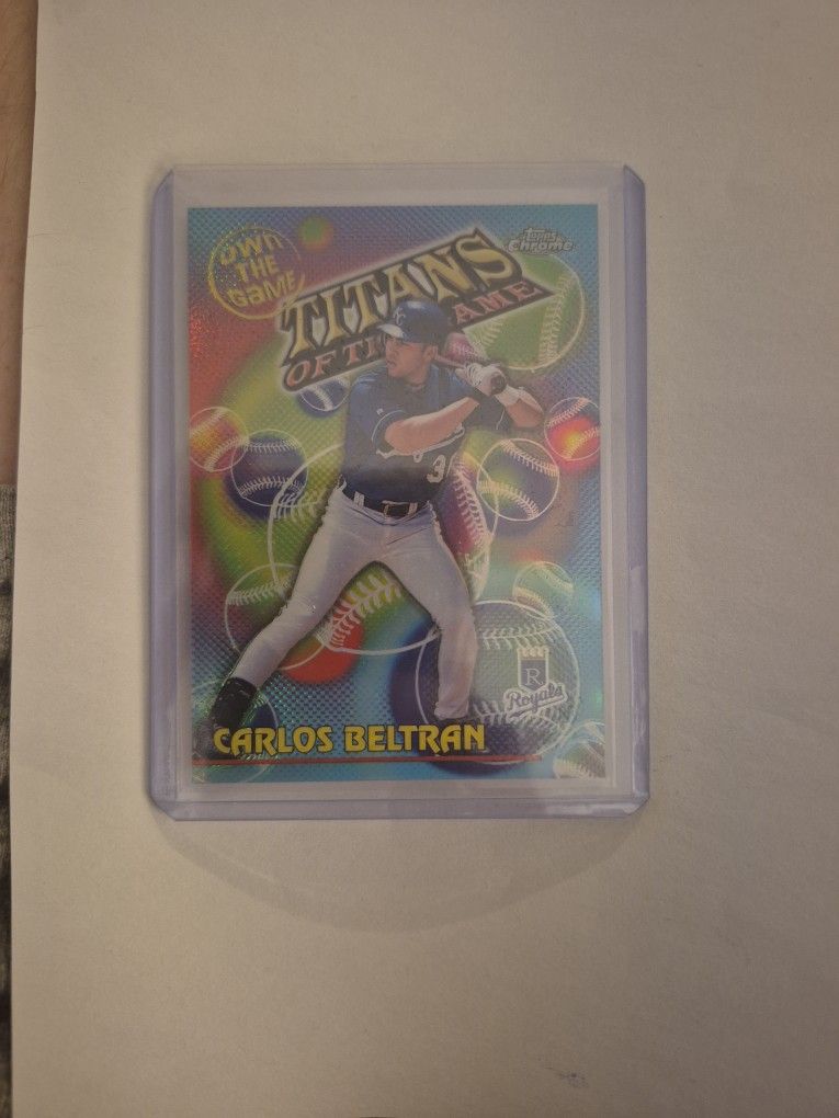 Carlos Beltran Topps Chrome