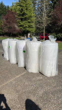 Bubble wrap New in Bag 5/16” Bubbles 48”x188Ft