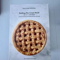 Williams Sonoma Rolling Pie Crust Mold Set of 4