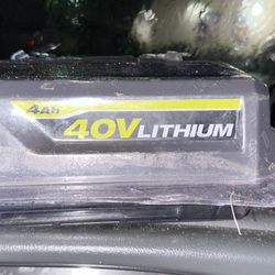 Ruining 40 Volt battery 