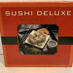 Sushi Deluxe Book & Kit PLUS Bowls and Bamboo Mats Sterling Publishing  