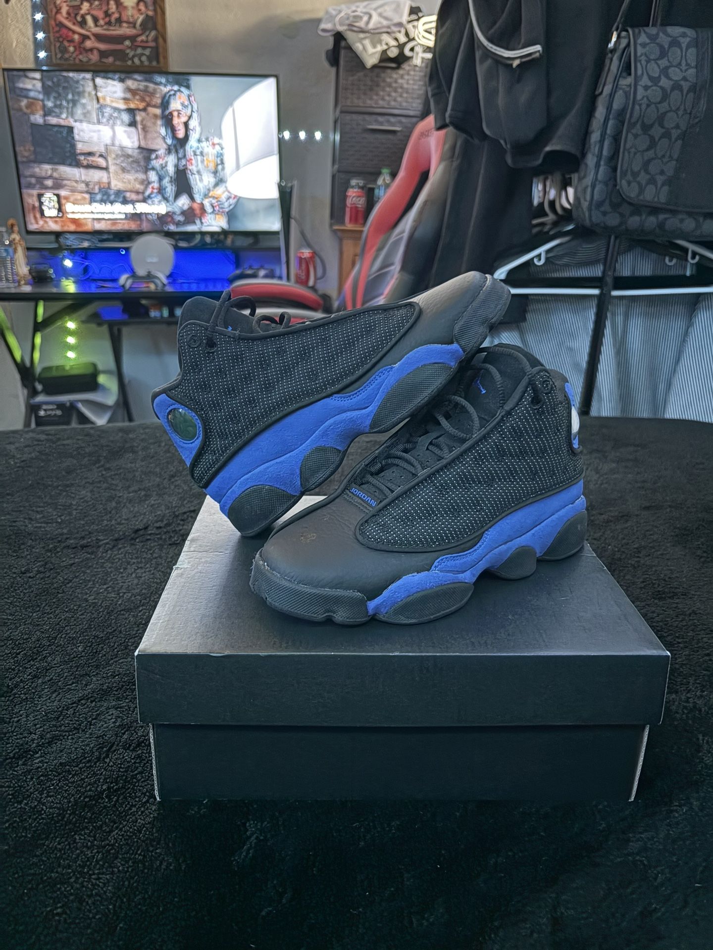 Jordan 13 Black Hyper Royal
