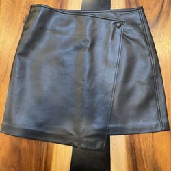 Blank NYC Leather Skirt