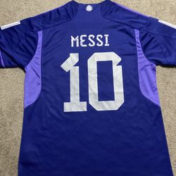 Adidas 3 Stars Argentina National Team Mens Away #10 Messi Soccer Jersey  LARGE