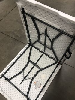 New 6' Foot long Indoor Outdoor Folding Picnic Household Commercial Grade Light Weight Table