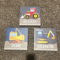 Kids Room Decor Canvas 3 Piece 