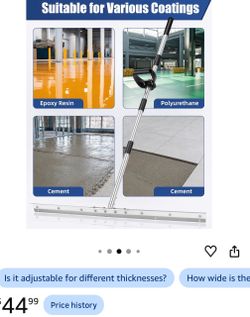Epoxy squeegee