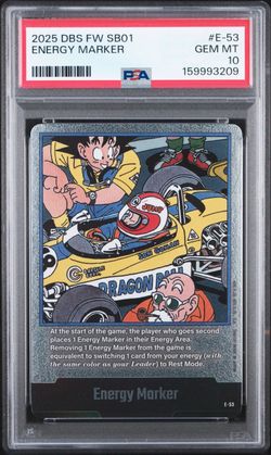 2025 DBS FW SB01 Energy Marker #E-53 PSA 10