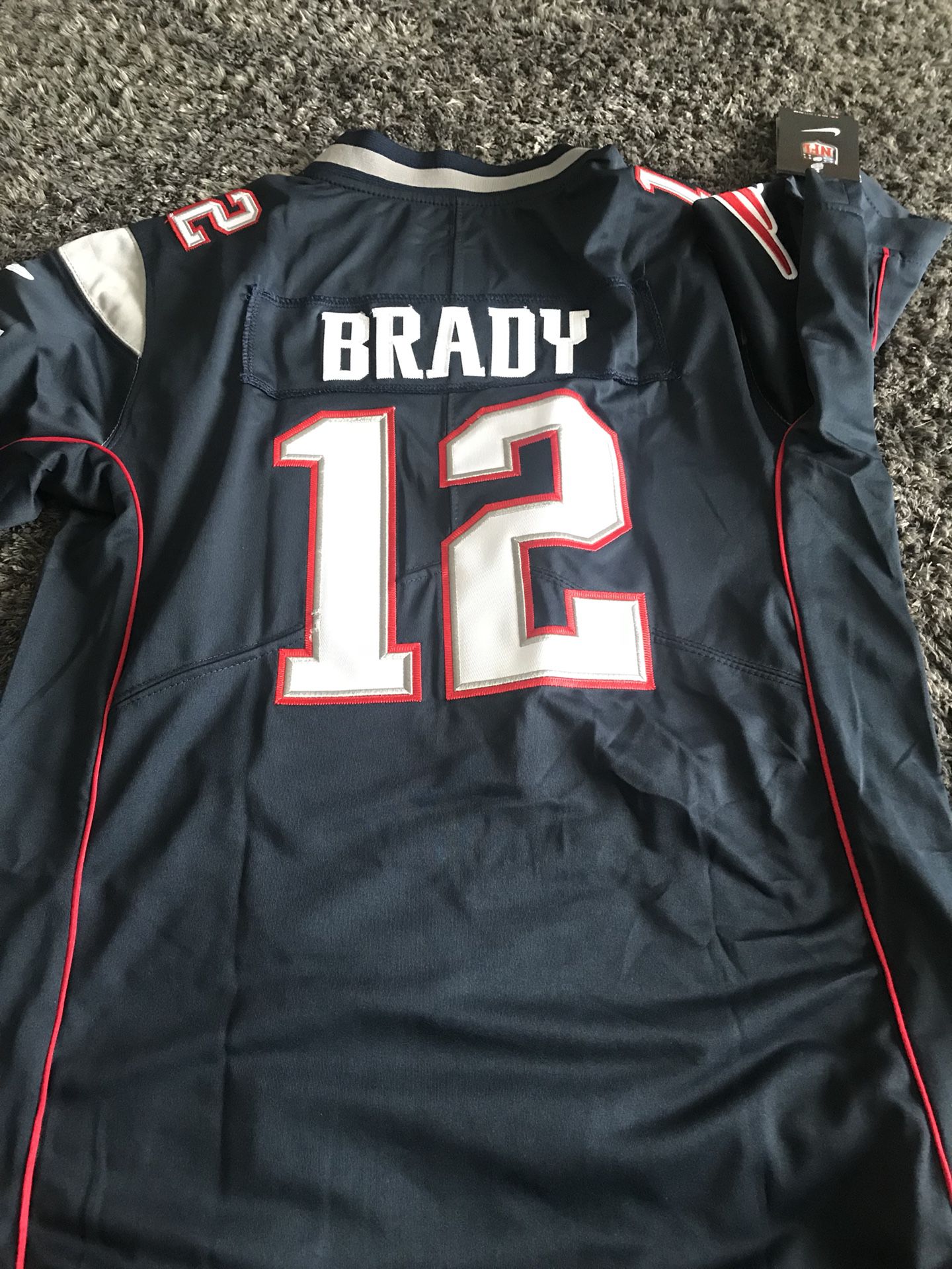 New England patriots Brady Jersey Large