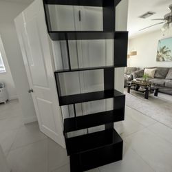 Artsy's Black Cube Bookshelf (Wood)