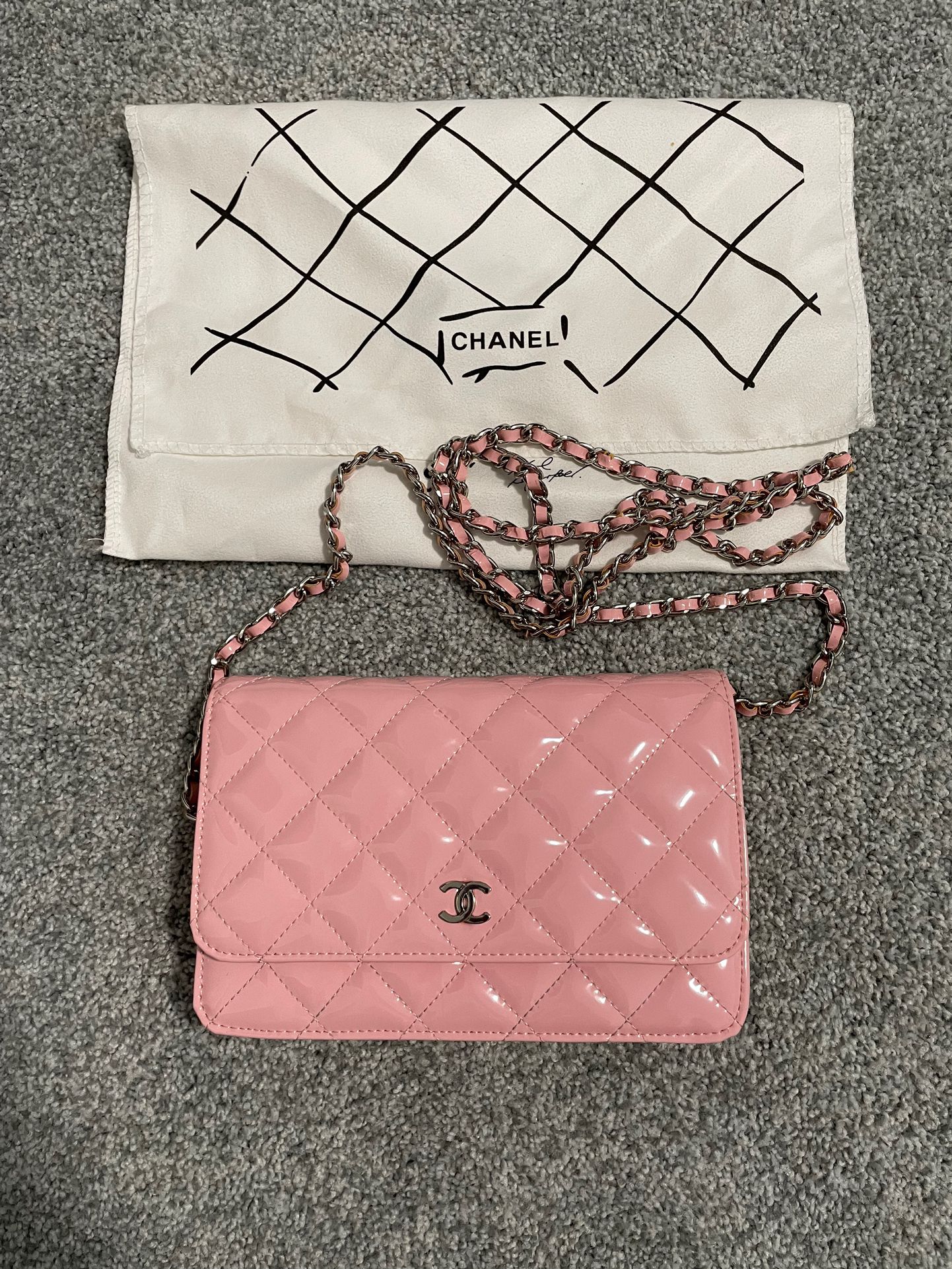 Chanel Wallet On Chain Pink Patent 