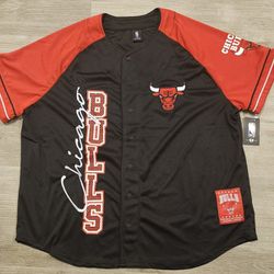 Chicago Bulls Official NBA Men's 3x Stitched Jersey 