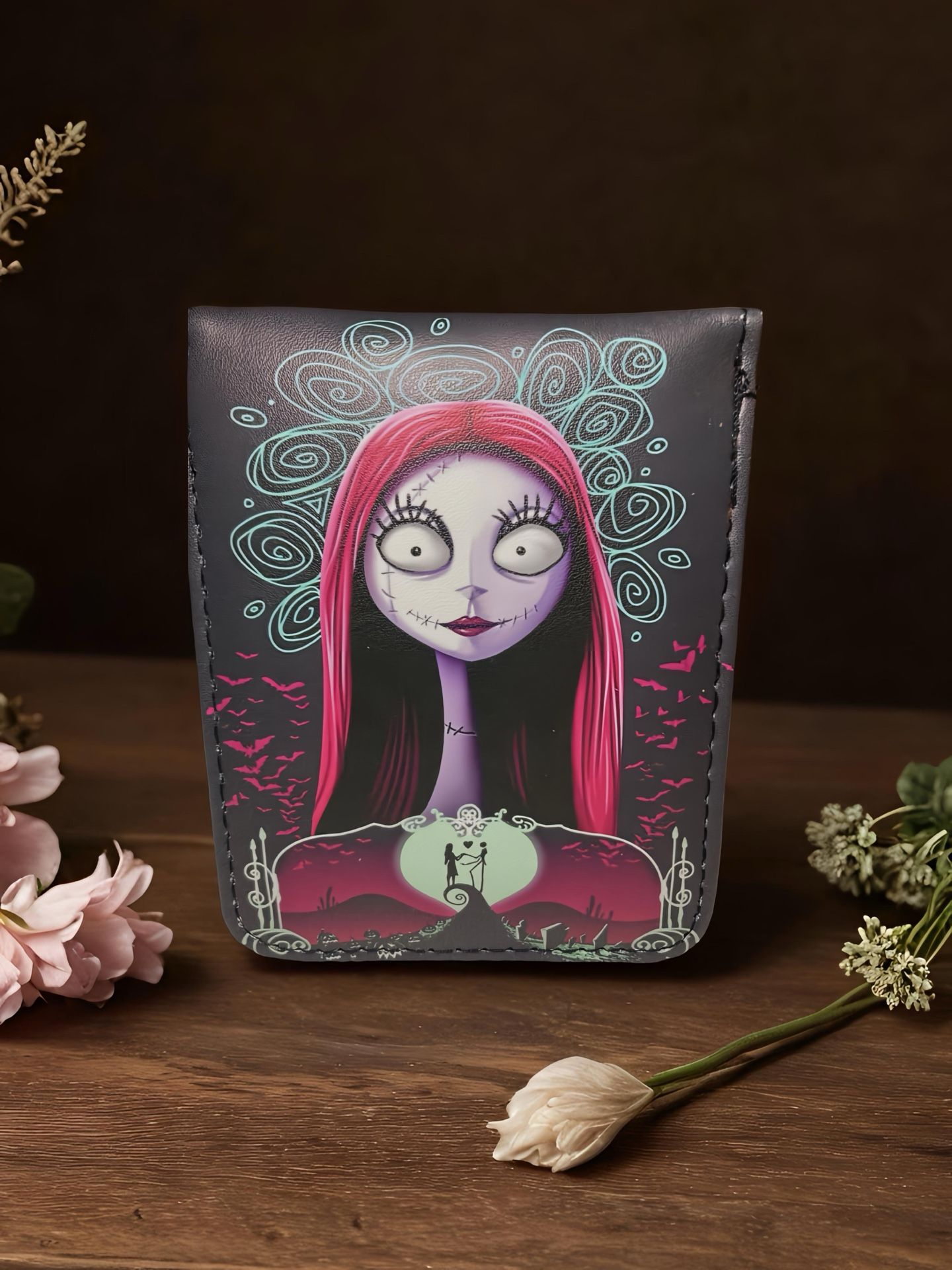 🖤 Step into a world of whimsical gothic romance with this stunning wallet! 🖤