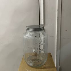 Large Glass Mason Juice Jar
