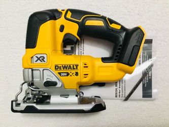 New Dewalt 20V MAX XR Cordless Brushless Jigsaw (Tool Only). $160