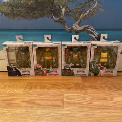 NECA Stump Arena Teenage Mutant Ninja Turtles TMNT Complete Set!